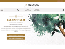 Tablet Screenshot of hedios.com